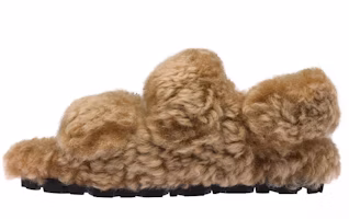 (Women) MIU MIU Shearling Slides 'Brown Fashion Trend' 5X579D_3I3K_F0046_F_010 (Women) MIU MIU Shearling Slides 'Brown Fashion Trend' 5X579D_3I3K_F0046_F_010