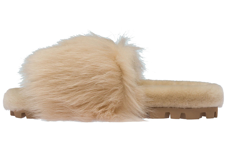 (Women) MIU MIU Shearling Slippers 'Camel Brown' 5XX529_173_F0040_F_010