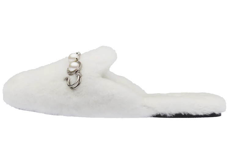 (Women) MIU MIU Shearling Slippers 'White' 5S581D_XTZ_F0009_F_005