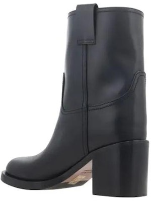 (W) 미우미우 블랙 컴포트 숏부츠 (Miumiu Black Comfort Short Boots) 5U966D_070_F0002_F_075 Purchase (W) 미우미우 블랙 컴포트 숏부츠 (Miumiu Black Comfort Short Boots) 5U966D_070_F0002_F_075