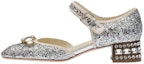 Buy (W) MIU MIU Sandal 'Fashion Silver' 5I992D-36B-F0118-F-D035