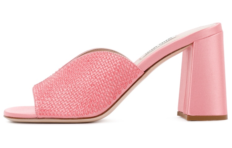 (W) MIU MIU Slip-On 'Fashion Pink Slides'