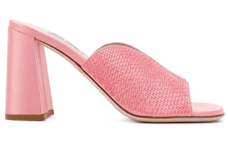 (W) MIU MIU Slip-On 'Fashion Pink Slides' 圖 2