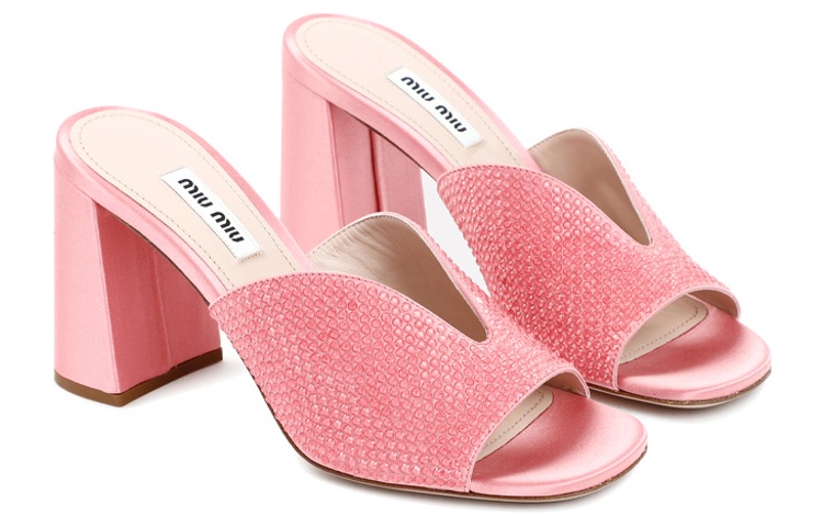 (W) MIU MIU Slip-On 'Fashion Pink Slides' 圖 4