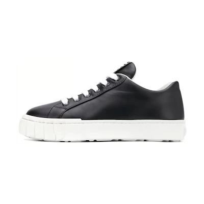 (W) MIU MIU Sneakers Low-Top 'Black Leather'