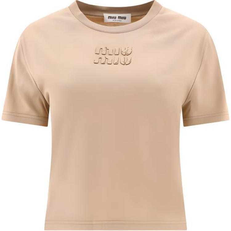 women-miu-miu-solid-beige-slim-fit-short-sleeve-round-neck-t-shirt-mjn-467-137-l-f0627