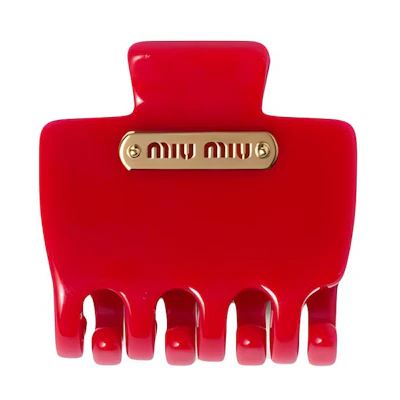 (Women) MIU MIU Solid Color Hair Clip for Women - Multicolor. 5IF148_2CRC