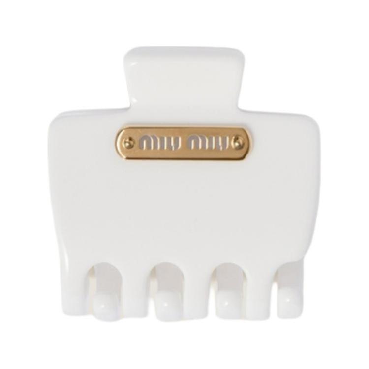 Shop (Women) MIU MIU Solid Color Hair Clip for Women - Multicolor. 5IF148_2CRC