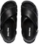 Lookbook (W) Sandales MIU MIU Sporty en Cuir Nappa Noir 5X879D-77F-F0002-F-050