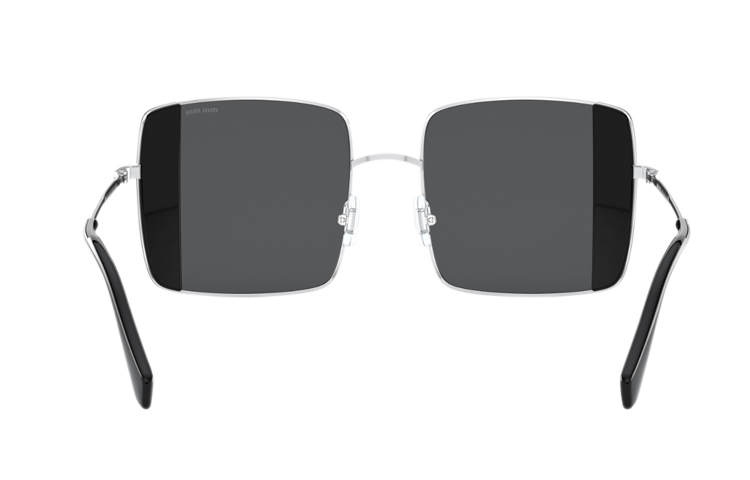 (Women) MIU MIU Square Metal Frame Sunglasses Black 0MU56VS1AB5S046 圖 4
