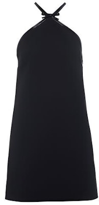 (W) MIU MIU SS21 黑色缎面蝴蝶结无袖迷你连衣裙. MF4336-1YXH-F0002 Buy (W) MIU MIU SS21 黑色缎面蝴蝶结无袖迷你连衣裙. MF4336-1YXH-F0002