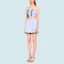 Lookbook (Women) MIU MIU SS21 Blue Printed Poplin Shorts MP1434-1YJJ-F0013