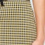 Details for (Women) MIU MIU SS21 Plaid High-Waisted Bow A-Line Casual Skirt Women Yellow Black MJD176-1YQE-F0F06