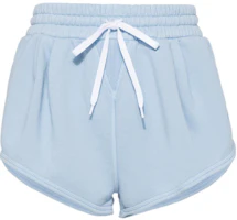 (Women) MIU MIU SS22 Blue Drawstring Straight Casual Shorts. MJP225-1IG3-F0076 (Women) MIU MIU SS22 Blue Drawstring Straight Casual Shorts. MJP225-1IG3-F0076