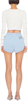 Shop (W) MIU MIU SS22 藍色抽繩直筒休閒短褲 MJP225-1IG3-F0076