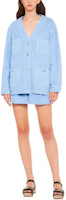 Lookbook (W) MIU MIU SS22 藍色印花Logo裝飾外套 ML837-1Z7Y-F0076