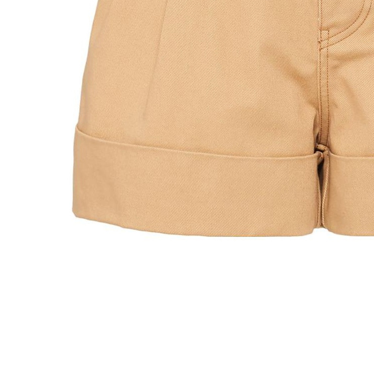 Details for (W) MIU MIU SS22 Shorts Khaki de Algodón Twill Holgados. MP1377-672-F0151