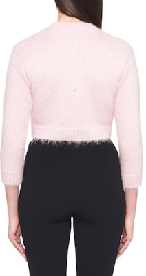 (W) MIU MIU 2022春夏粉色短款纽扣针织开衫. MMF383-1UGJ-F0028 Shop (W) MIU MIU 2022春夏粉色短款纽扣针织开衫. MMF383-1UGJ-F0028