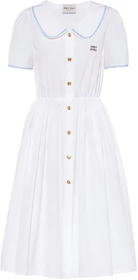 (W) MIU MIU SS22 白色休闲标志腰带短袖连衣裙 MF4610-10RG-F0009 Buy (W) MIU MIU SS22 白色休闲标志腰带短袖连衣裙 MF4610-10RG-F0009