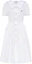 Buy (W) MIU MIU SS22 白色休闲标志腰带短袖连衣裙 MF4610-10RG-F0009