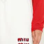Sizing (Women) MIU MIU SS22 White Straight Casual Shorts with Logo Embroidery. MJP274-H39-F0009