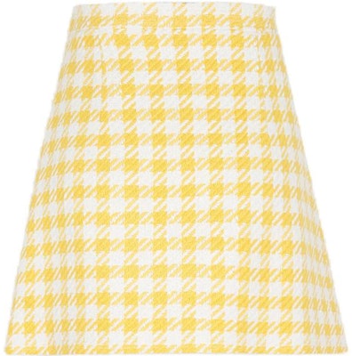 (W) MIU MIU SS22 黄色格纹迷你裙休闲穿搭 MG1739GRV-F0010 Lookbook (W) MIU MIU SS22 黄色格纹迷你裙休闲穿搭 MG1739GRV-F0010