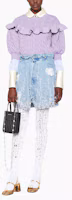 Lookbook (W) Miu Miu SS22 仿舊藍色水鑽牛仔短裙 GWD270-1Z78-F0008