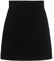 (Women) MIU MIU SS22 High-Waisted A-Line Tweed Mini Skirt Women’s Black MG172-2GWV-F0002 (Women) MIU MIU SS22 High-Waisted A-Line Tweed Mini Skirt Women’s Black MG172-2GWV-F0002