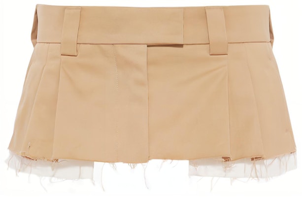 (W) MIU MIU SS22 卡其色斜纹迷你裙 休闲穿搭. MG1779-1UPX-F0065 Buy (W) MIU MIU SS22 卡其色斜纹迷你裙 休闲穿搭. MG1779-1UPX-F0065