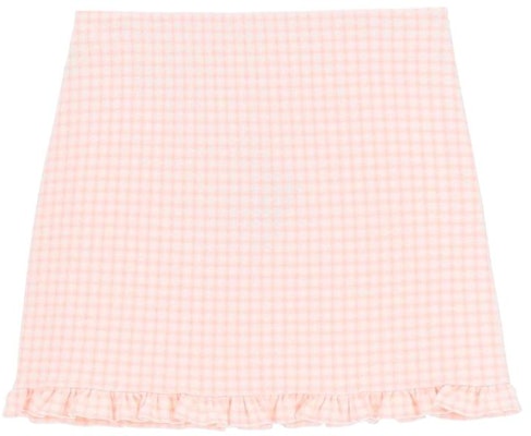 (W) MIU MIU 春夏22粉色格纹中腰直筒休闲半裙女款. MG1754-1GEV-F0E18 Order (W) MIU MIU 春夏22粉色格纹中腰直筒休闲半裙女款. MG1754-1GEV-F0E18