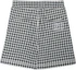 Lookbook (Women) MIU MIU SS22 Plaid Lace-Up Slim Fit Casual Shorts Women Black MJP271-10OP-F0967