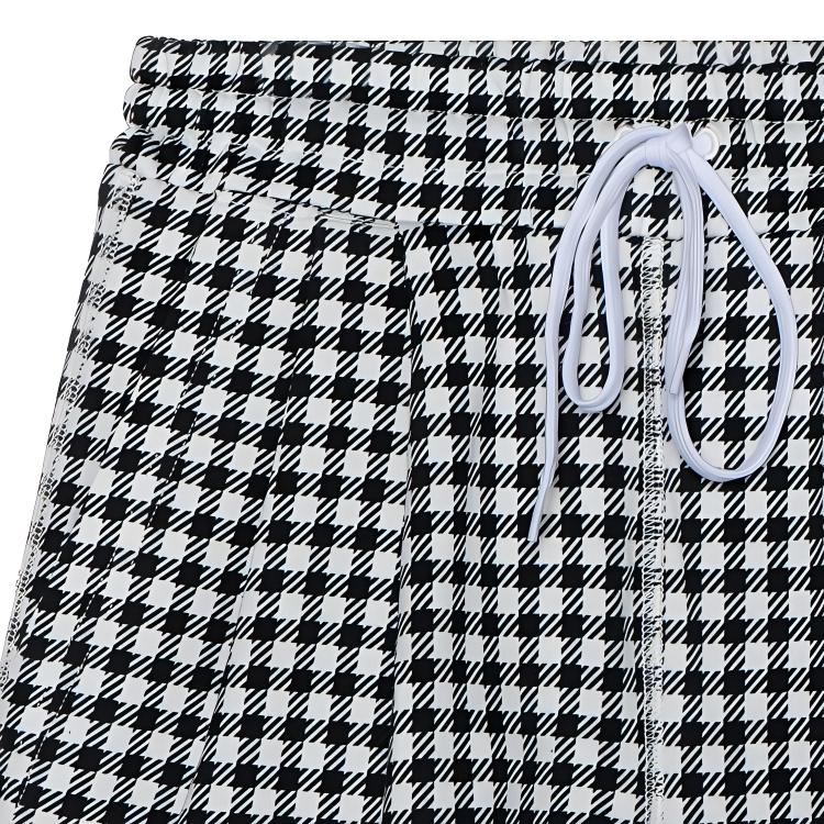(Women) MIU MIU SS22 Plaid Lace-Up Slim Fit Casual Shorts Women Black MJP271-10OP-F0967 圖 7