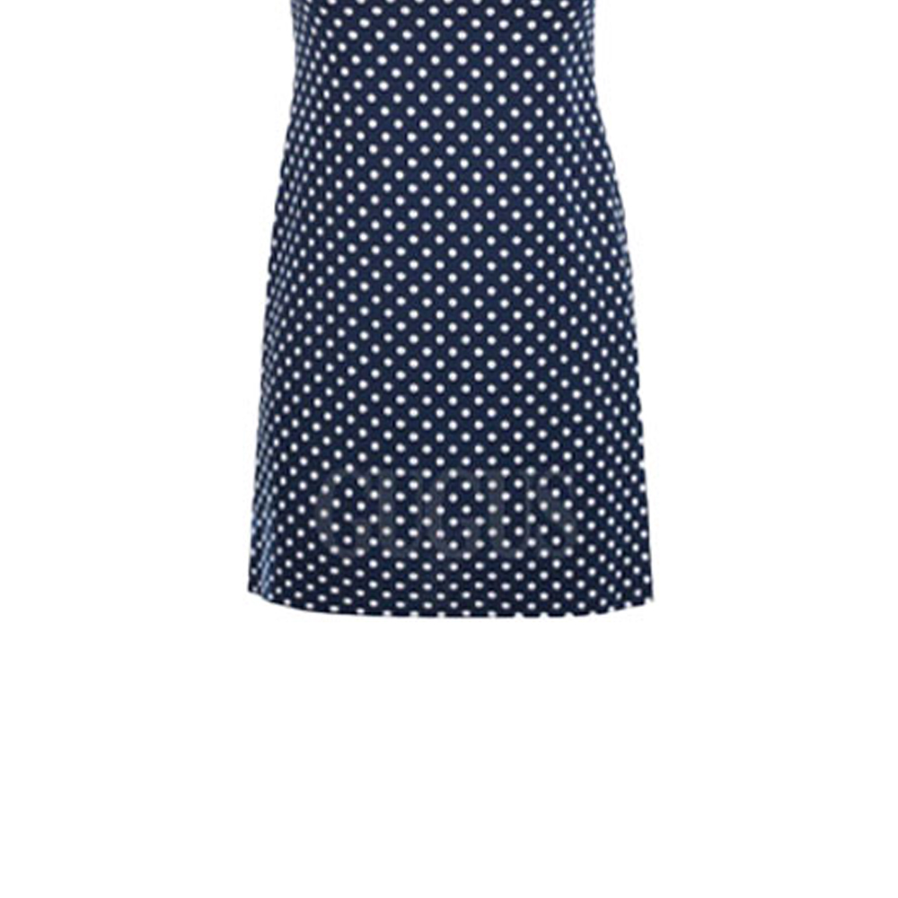 Sizing (W) MIU MIU SS22 蓝色波点A字短袖迷你连衣裙 MF4535-2AQY-F0960