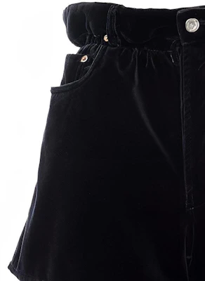 (W) MIU MIU SS22 純黑色天鵝絨短褲 MP1526-1Z36-F0002 Details for (W) MIU MIU SS22 純黑色天鵝絨短褲 MP1526-1Z36-F0002