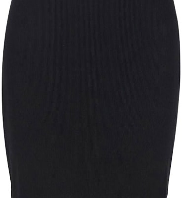 (W) MIU MIU SS23 黑色休闲裙简约标志设计 MJD198-12HM-F0002 1