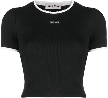 (W) MIU MIU SS23 Kaos Pendek Logo Colorblock Hitam. MJN847-12HM-F0002-S-232 Buy (W) MIU MIU SS23 Kaos Pendek Logo Colorblock Hitam. MJN847-12HM-F0002-S-232