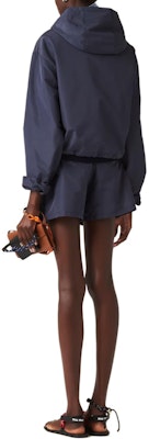 (Women) MIU MIU SS23 Blue Logo Hoodie Jacket Casual Wear. ML1054-13MF-F0008-S-OOO Shop (Women) MIU MIU SS23 Blue Logo Hoodie Jacket Casual Wear. ML1054-13MF-F0008-S-OOO