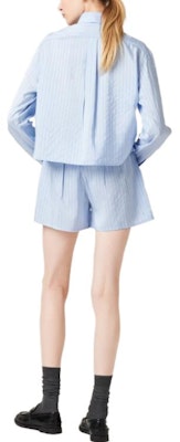 (W) MIU MIU SS23 Baju Kasual Lengan Panjang Biru Berjalur. MK1784-1WVJ-F0X24-S-232 Shop (W) MIU MIU SS23 Baju Kasual Lengan Panjang Biru Berjalur. MK1784-1WVJ-F0X24-S-232