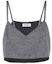 Buy (W) MIU MIU SS23 Colorblock V-Neck Camisole Pendek - Kelabu. MT1869-125Q-F0031-S-231
