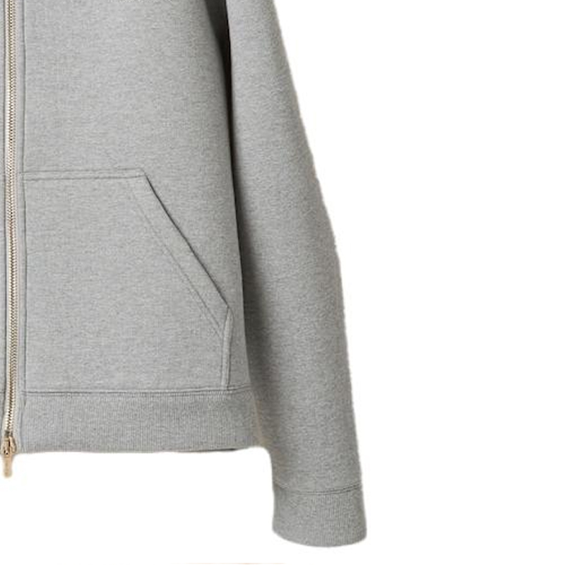 Sizing (W) MIU MIU SS23 灰色连帽拉链长袖夹克 MJL967-13TC-F0031