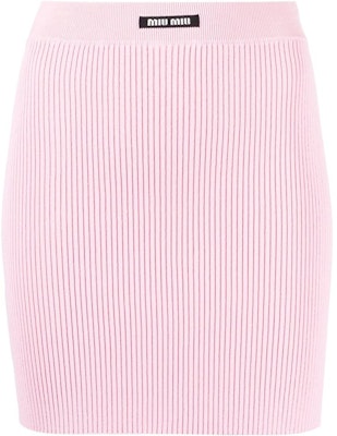 (W) MIU MIU SS23 高腰标志粉色休闲迷你裙 MMG430-122P-F0028 Buy (W) MIU MIU SS23 高腰标志粉色休闲迷你裙 MMG430-122P-F0028