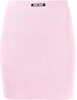Order (W) MIU MIU SS23 高腰徽標粉色迷你裙 休閒款式 MMG430-122P-F0028