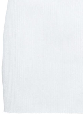 (W) MIU MIU 春夏 高腰直筒迷你裙 白色徽标贴装饰. MMG430-122P-F009-S-231 Details for (W) MIU MIU 春夏 高腰直筒迷你裙 白色徽标贴装饰. MMG430-122P-F009-S-231