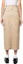 Shop (Women) MIU MIU SS23 High-Waisted Long Skirt with Utility Pockets Beige MG1946-1UPX-F0065