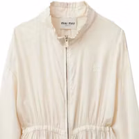 Purchase (W) MIU MIU SS23 象牙色Logo印花長袖修身外套 MS1942-121M-F0304-S-231