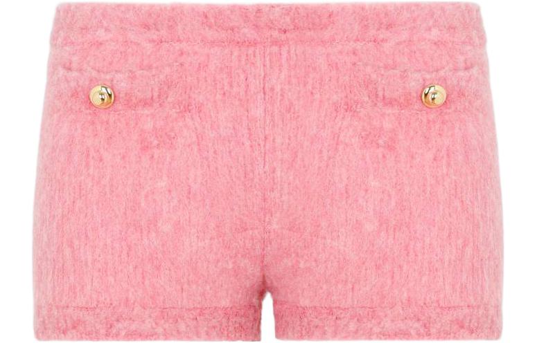 (Women) MIU MIU SS23  Pink Casual Shorts with Back Logo. MMP187-12KD-F0028