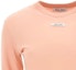 Sizing (W) MIU MIU SS23 Pink Logo Patch Crewneck Lengan Panjang Oversized T-Shirt. MJL963-1YXU-F0236-S-232