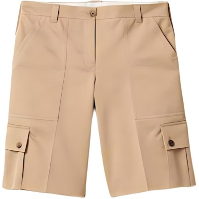 (W) MIU MIU SS23 Seluar Pendek Bermuda Lurus Khaki MP1648-1UPX-F0065 Buy (W) MIU MIU SS23 Seluar Pendek Bermuda Lurus Khaki MP1648-1UPX-F0065