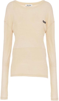 (W) MIU MIU 春夏23黄色标志长袖短款连衣裙 MJA844--121U-F0F24-S-231 Buy (W) MIU MIU 春夏23黄色标志长袖短款连衣裙 MJA844--121U-F0F24-S-231