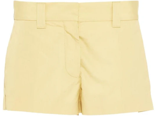 (W) MIU MIU SS23 黃色低腰直筒休閒短褲. MP1669-10RG-F0901 Buy (W) MIU MIU SS23 黃色低腰直筒休閒短褲. MP1669-10RG-F0901